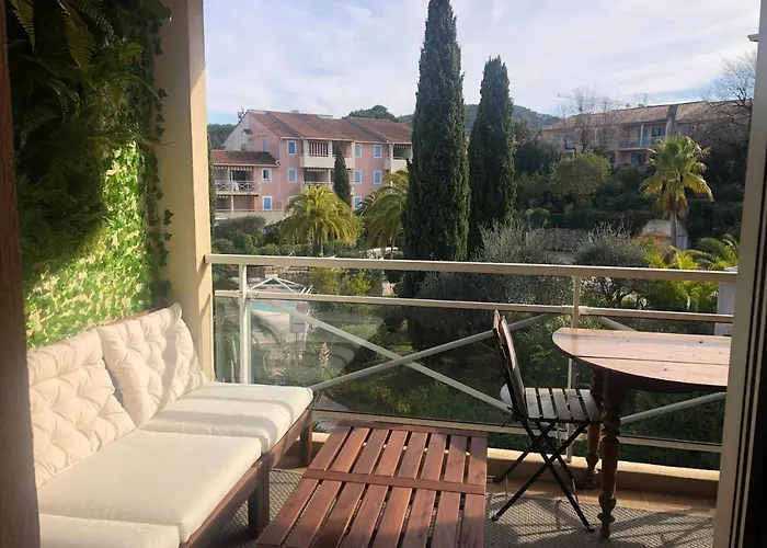 2P Terrasse Vue Piscine Et Jardin Tropical La Croix Valmer